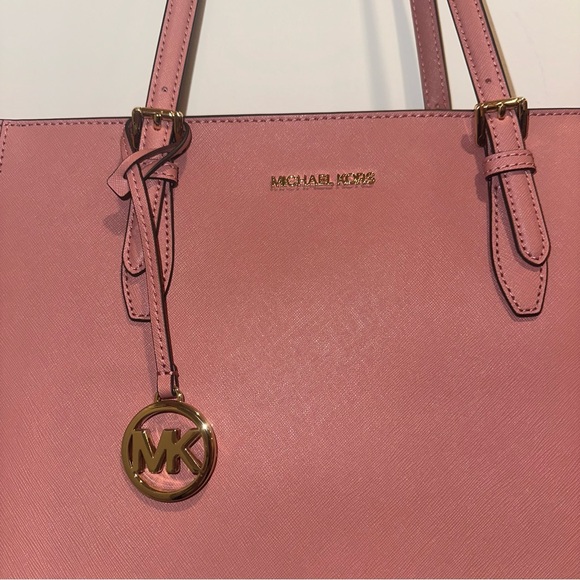 Michael Kors MK Gilly Large Saffiano Leather Tote Bag Primrose - Picture 3 of 15